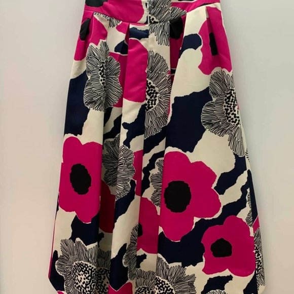 TRELISE COOPER Sunflower Soul Floral Kitty Hi Low Midi Skirt - Picture 9 of 10